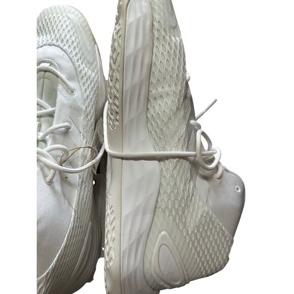 Adidas Men’s Exhibit A Mid 2 Basketball Shoes Sz 19 779001 White Nwob